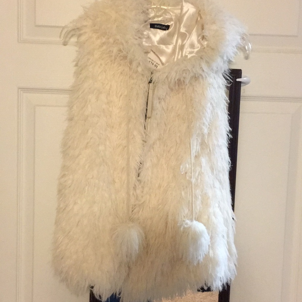 Beautiful fuzzy, soft vest